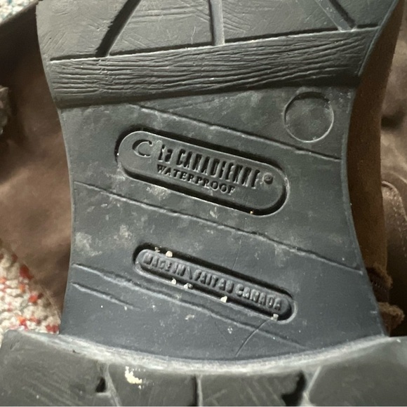 $600 LA CANDIENNE GOLDEY SUEDE BOOT STONE BROWN BUCKLES KNEE high size 8 - Picture 2 of 7